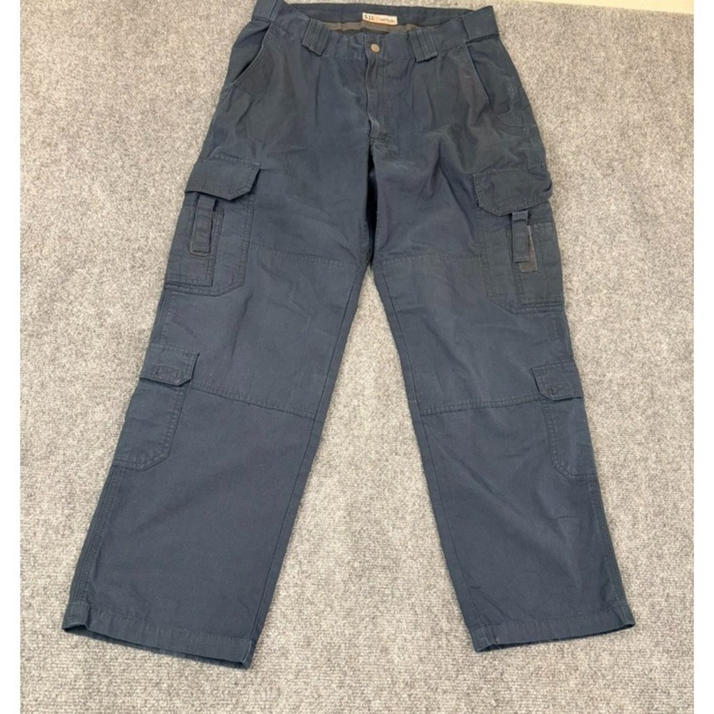 5.11 Tactical Mens Reg Fit Taclite EMS Ripstop Cargo Pants Dark Navy Size 36x32